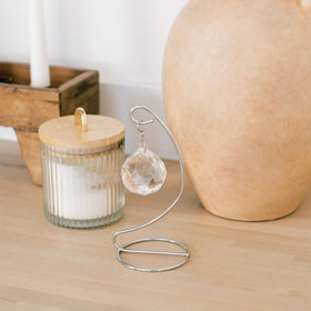 Memorialight on a shelf as a daily remembrance decor piece