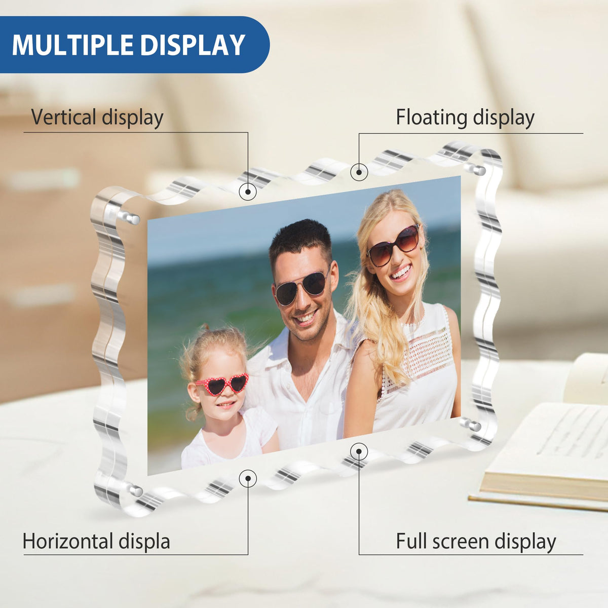 MEMORIO frame display suits homes, offices, and events
