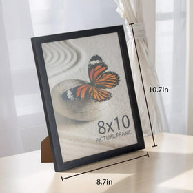 Memory Island 8x10 frames on a tabletop provide stylish, organized display