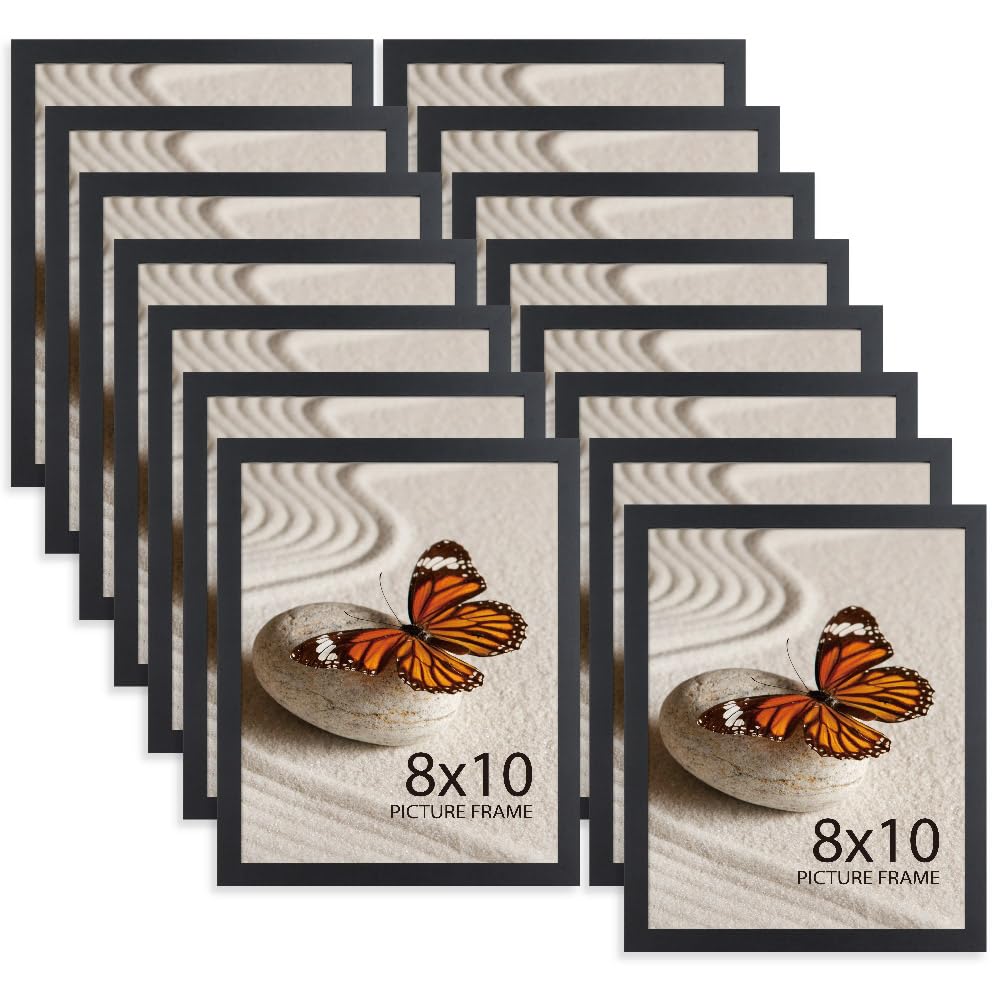 Memory Island 8x10 frames on a wall create a cohesive gallery display