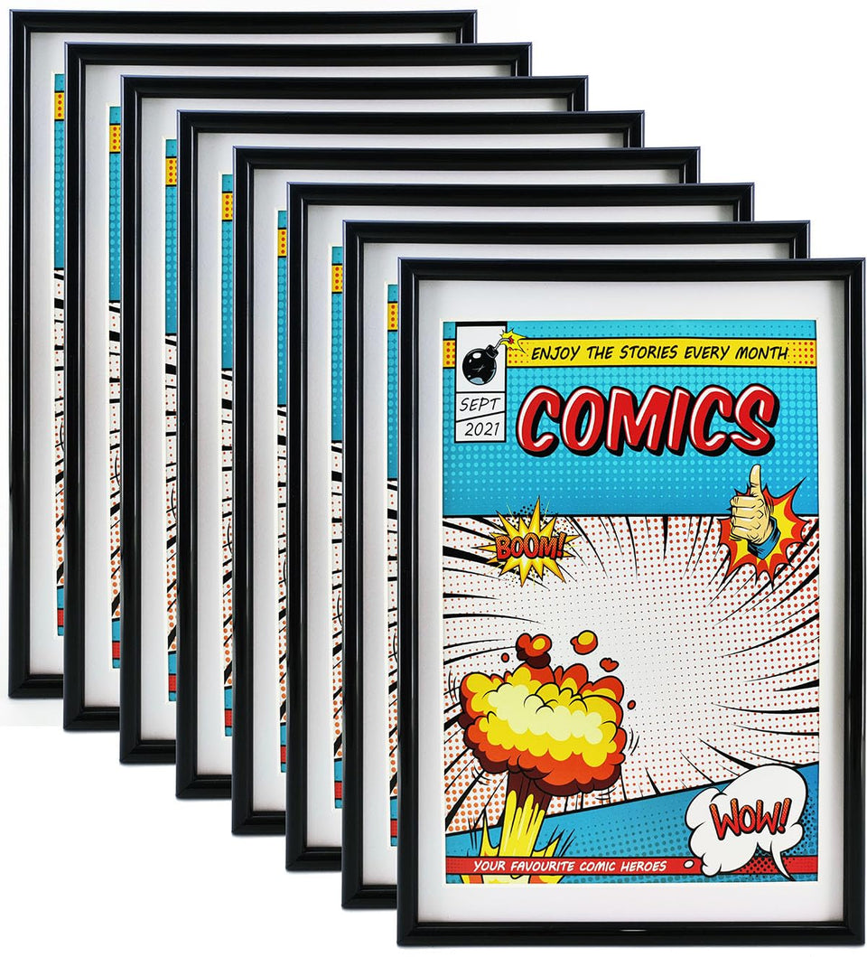 MEMORY KEEPER comic frame front view for an elegant, clutter-free display of current comics.