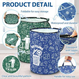 Memorywuu 30 gallon outdoor trash bin ideal for camping and RV getaways.