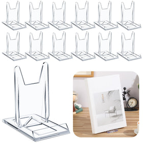Memorywuu acrylic book stand 24-pack base view for stable displays