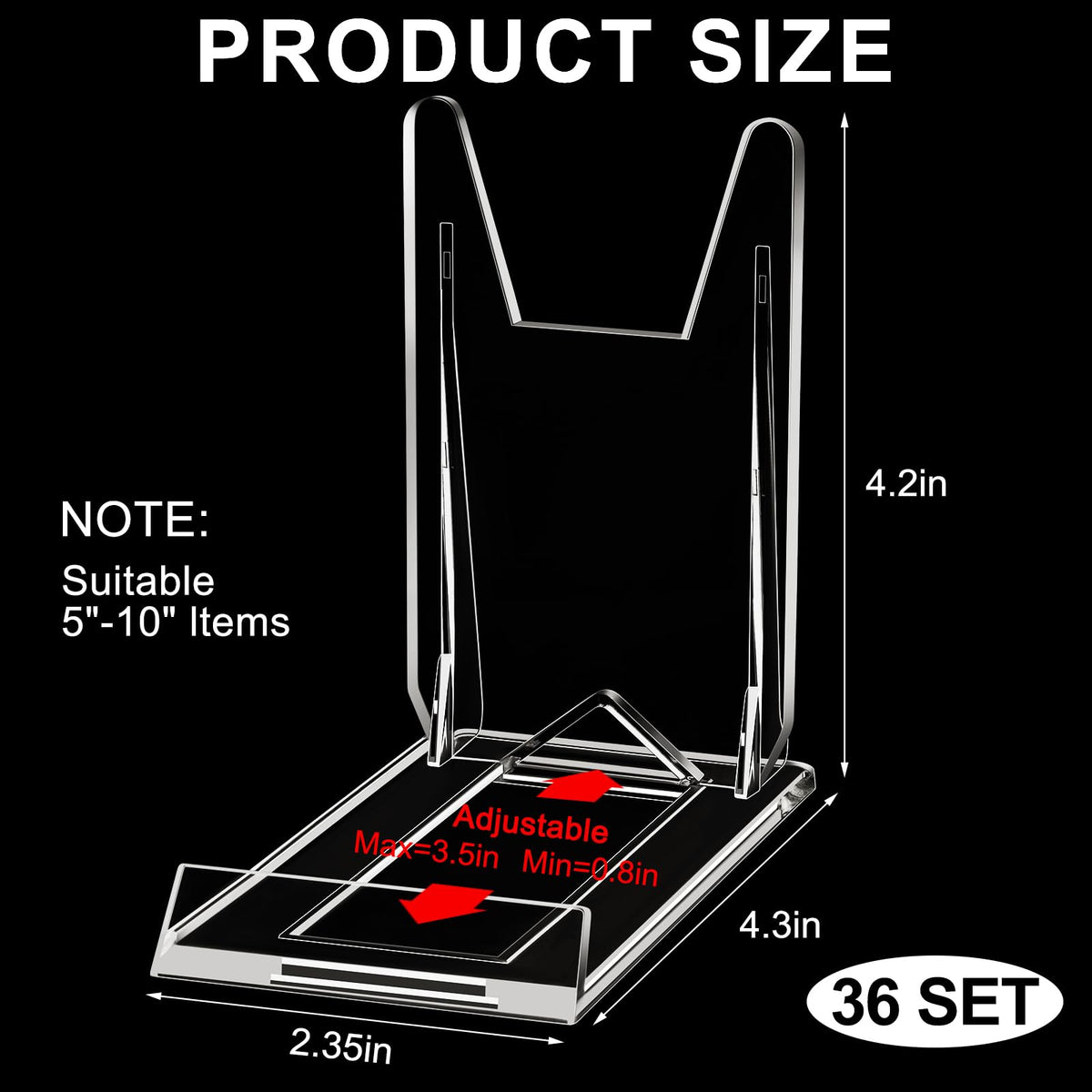 Memorywuu adjustable display easel supports photos with flexible height