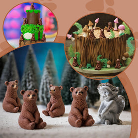 Memorywuu bear miniatures suit bookcase displays and storytelling setups.