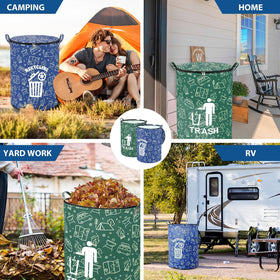 Memorywuu foldable storage bin supports tidy spaces on trips and at home.