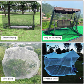 Mengersi insect protection canopy supports restful sleep by blocking pests.
