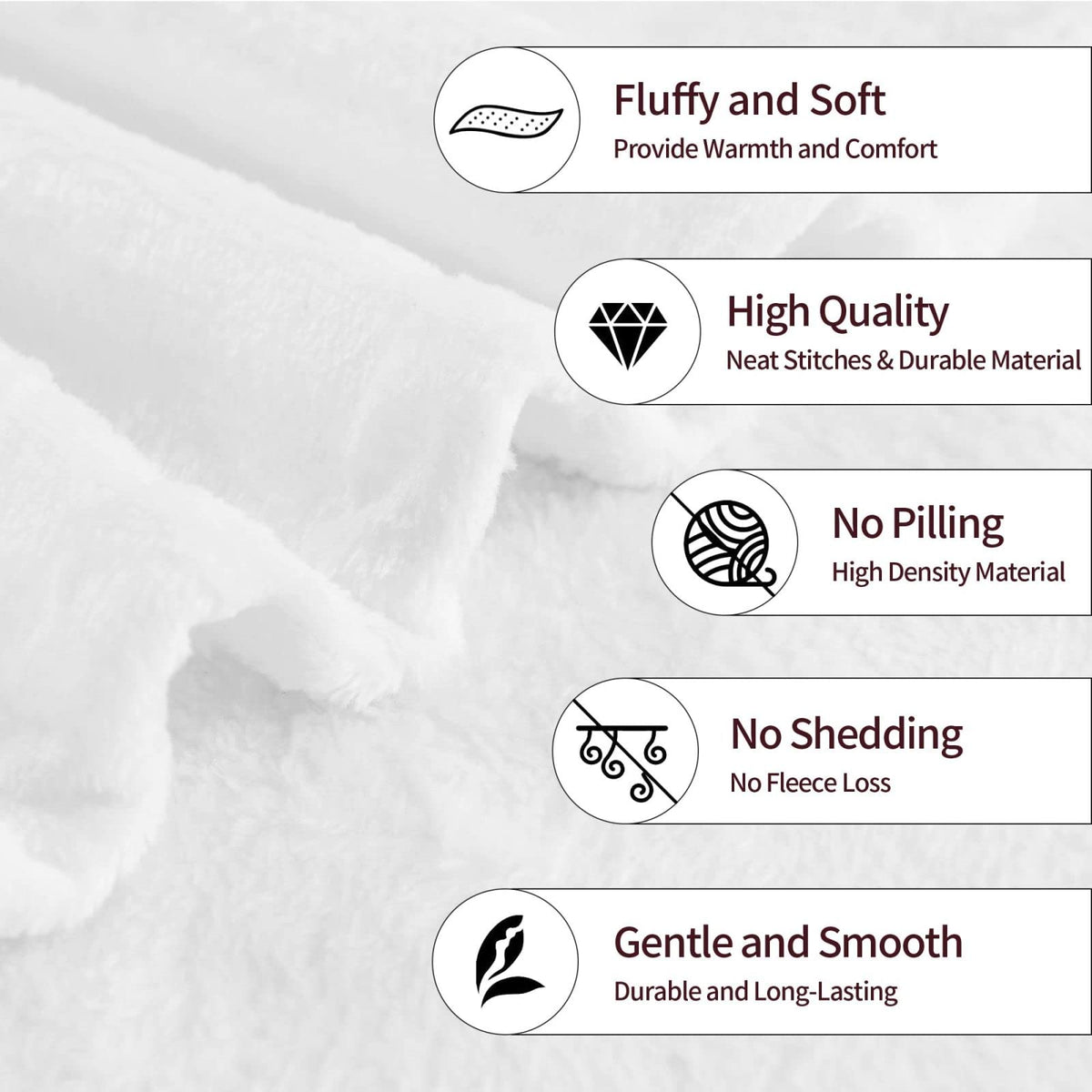 Menghao premium microfiber flannel blanket with easy care and quick drying