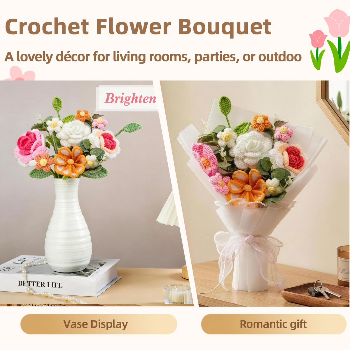 MengxFly pink calla lilies provide soft color accents for gifting.