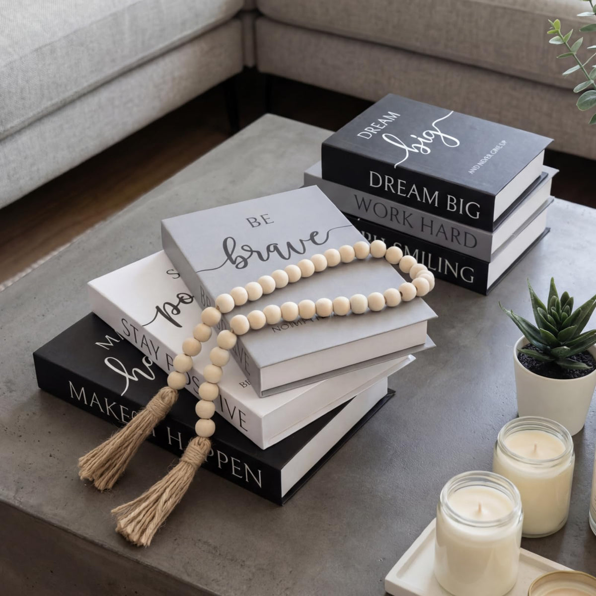Menkxi coffee table display doubles as chic focal point and storage