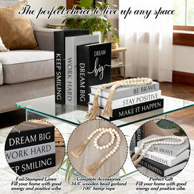 Menkxi replica books conceal small items for tidy, accessible storage