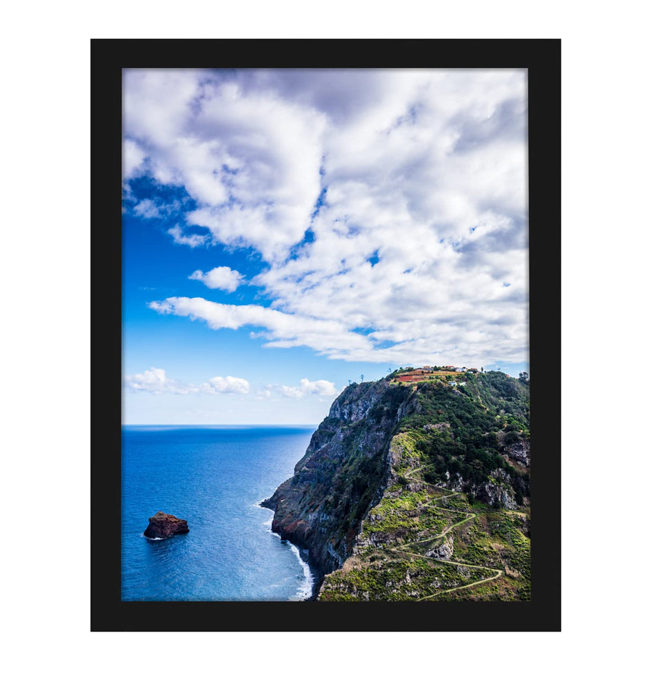 MENNTHUI 15x24 black frame front view for gallery-ready displays and easy wall mounting.