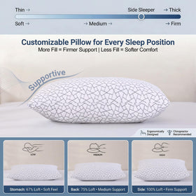 Meoflaw fast-rebound memory foam delivers quick fluff after unpacking