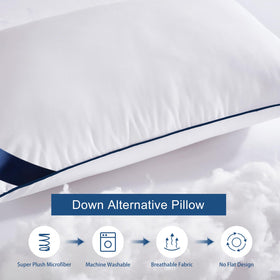 Meoflaw pillow fabric close-up shows soft microfiber weave for comfort.