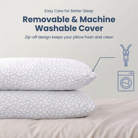 Meoflaw removable cover image emphasizes easy machine-wash care