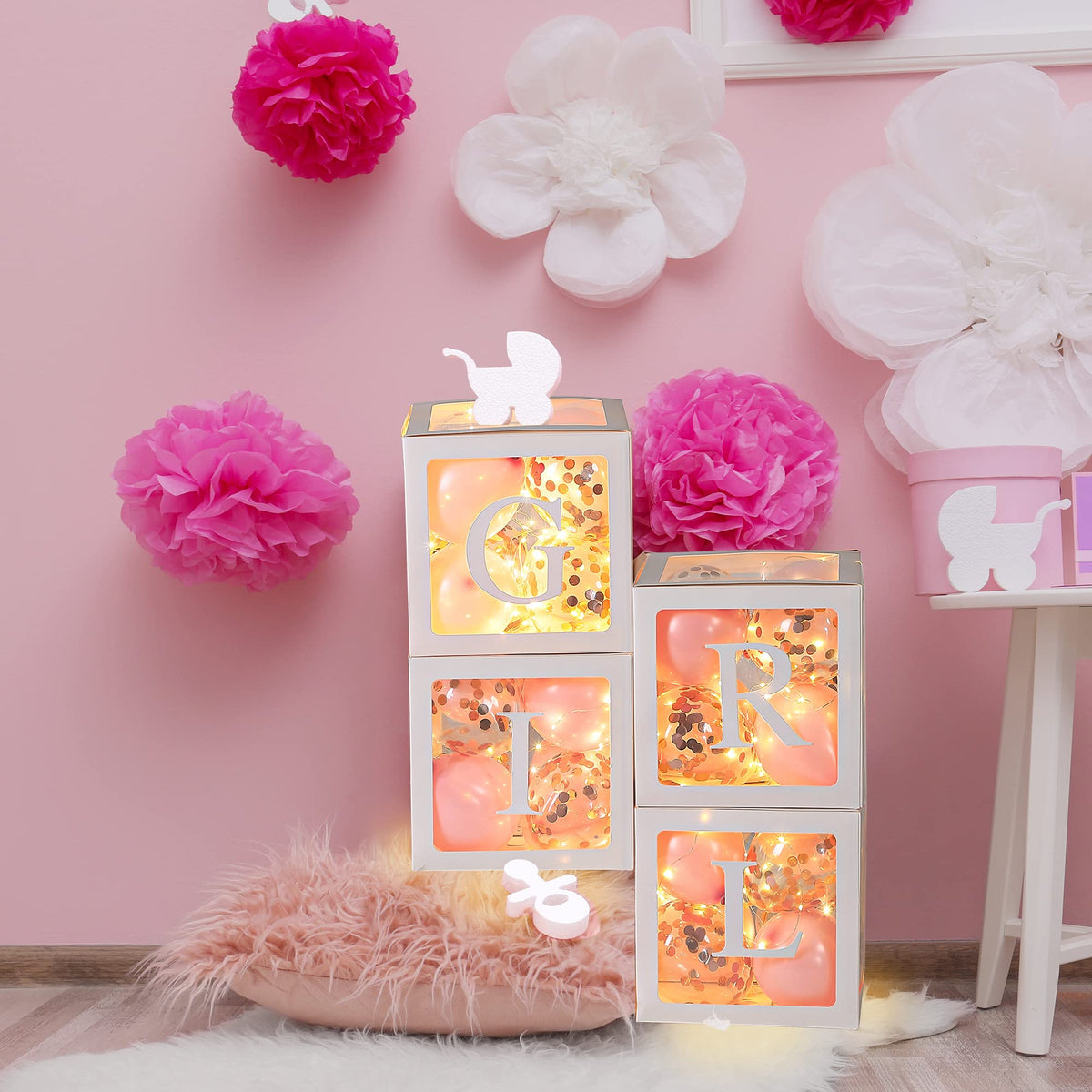 Meonum easy assembly guide helps you decorate quickly.