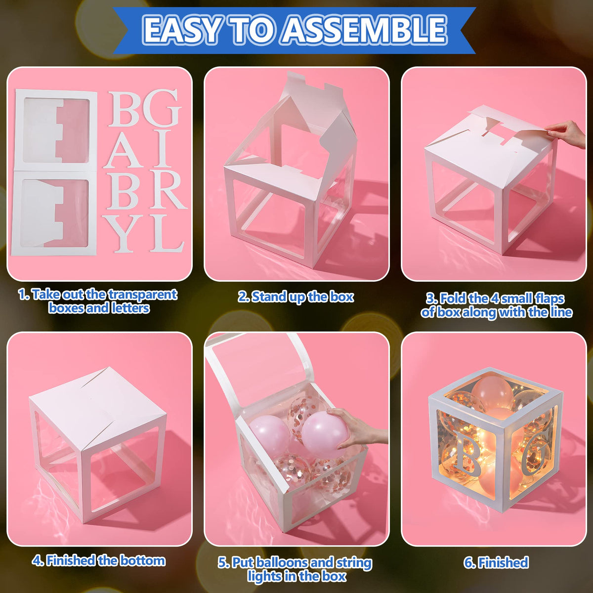 Meonum gender reveal backdrop setup ideal for photos and memories.