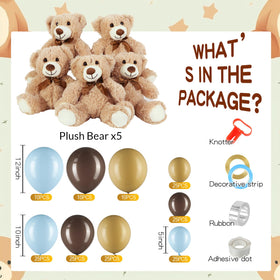 Meooeck bear fur fluff setup adds adorable texture to tables