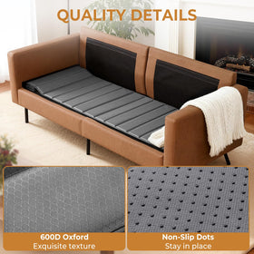 MEOWATES anti-slip dots grip the frame to prevent movement.