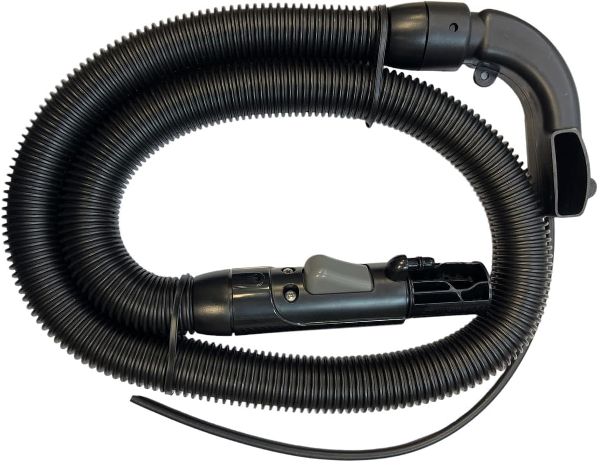 Merchandise Mecca hose assembly with cuff and duct intake for easy installation.