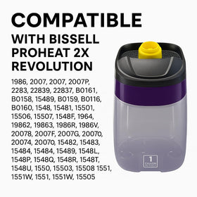 Merchandise Mecca tank installation is tool-free for quick replacement.