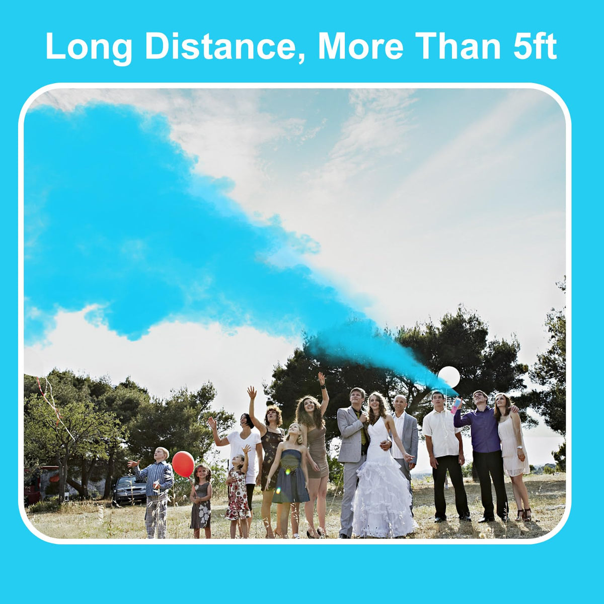 Merear 5ft spray distance preview demonstrates long-range reveal impact.