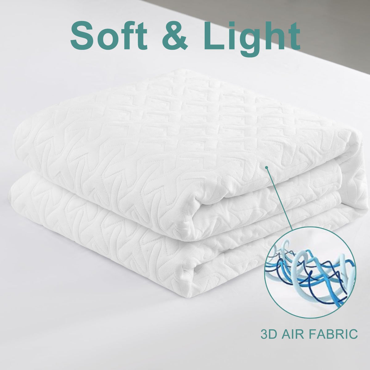 Meritlife machine washable protector makes cleanups quick and easy