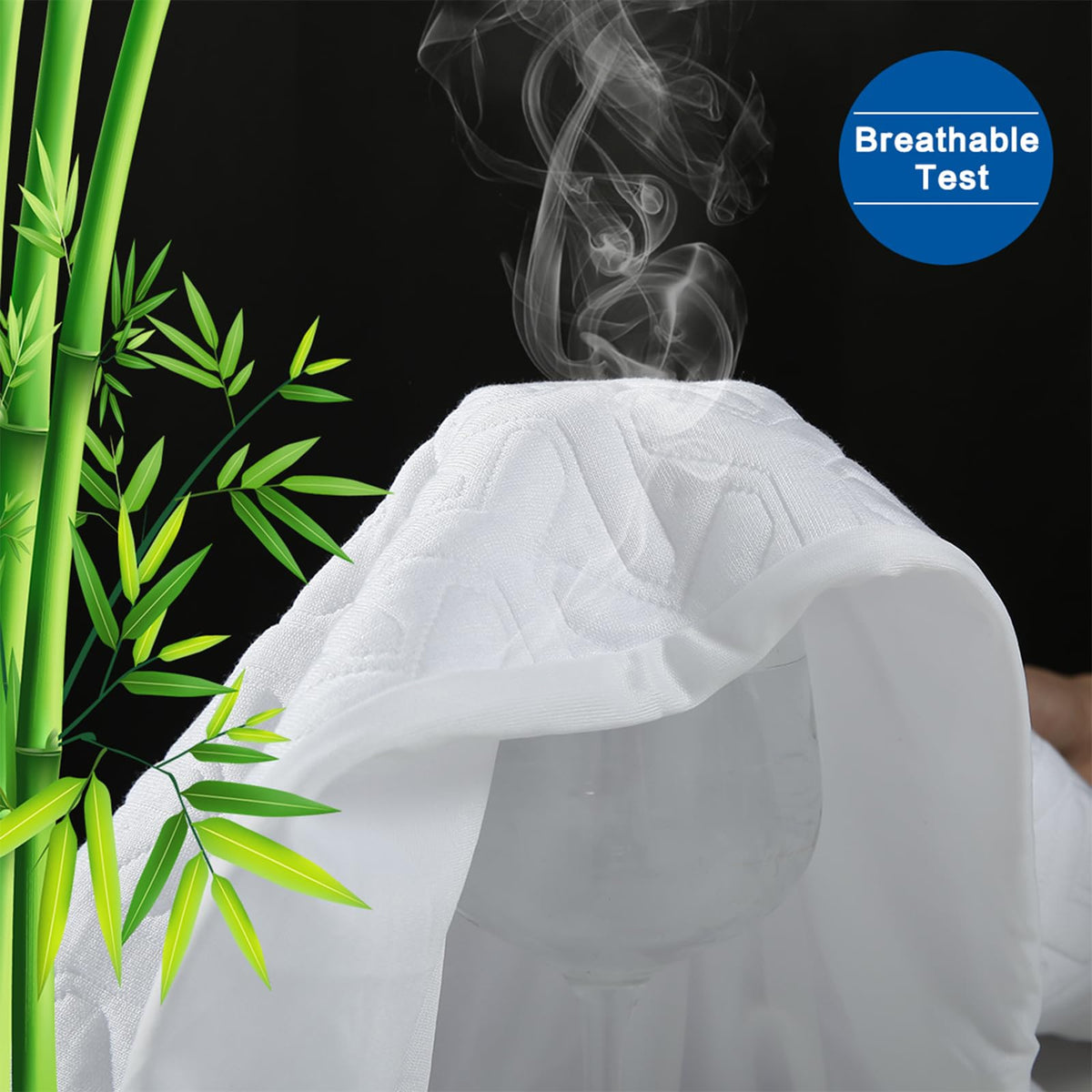 Meritlife noiseless design eliminates crinkles for undisturbed sleep