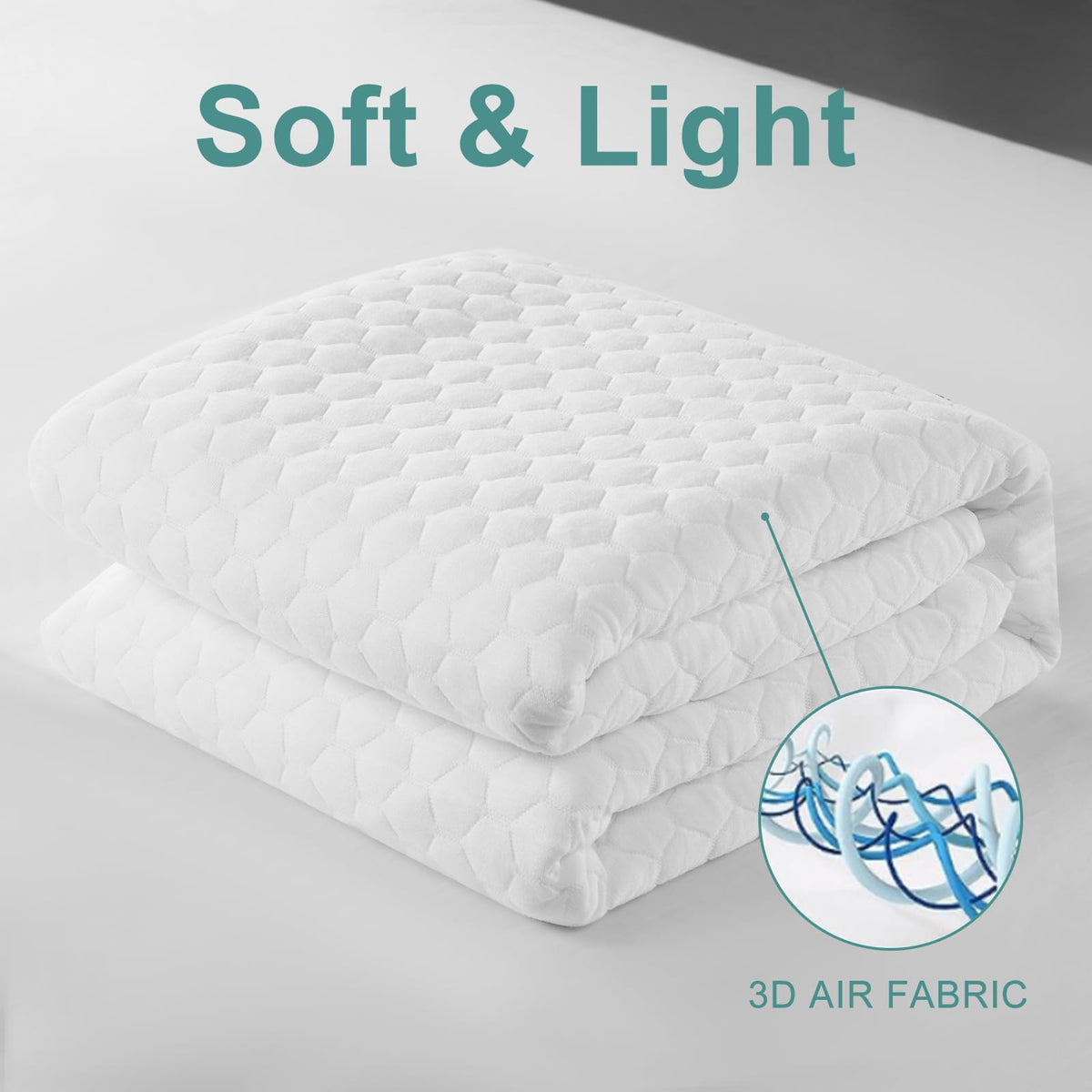 Meritlife top TPU barrier shields mattress from spills and stains