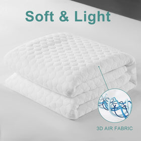 Meritlife top TPU barrier shields mattress from spills and stains