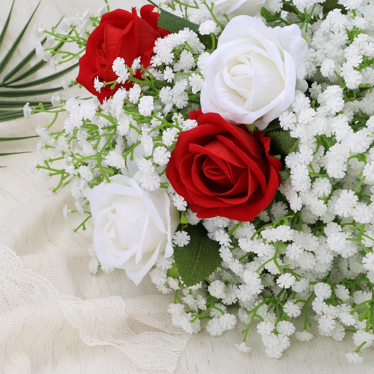 MERIXMAS Baby's Breath arrangement in a vase shows versatile styling and DIY decorating.