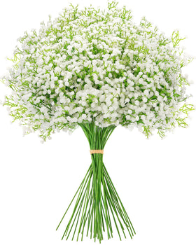 MERIXMAS Baby's Breath stems 21 inches in a vase, long-lasting decor option