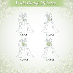 MERIXMAS Baby's Breath table setting accent for effortless, elegant tabletops.