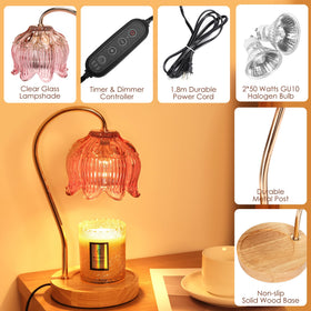 Merrtody lamp with dimmable brightness controls scent release