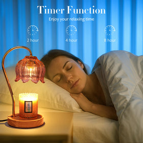 Gift-ready Merrtody flower candle warmer lamp idea for Mother's Day
