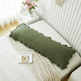 Merryword envelope pocket closure hides the pillow insert for a clean finish.