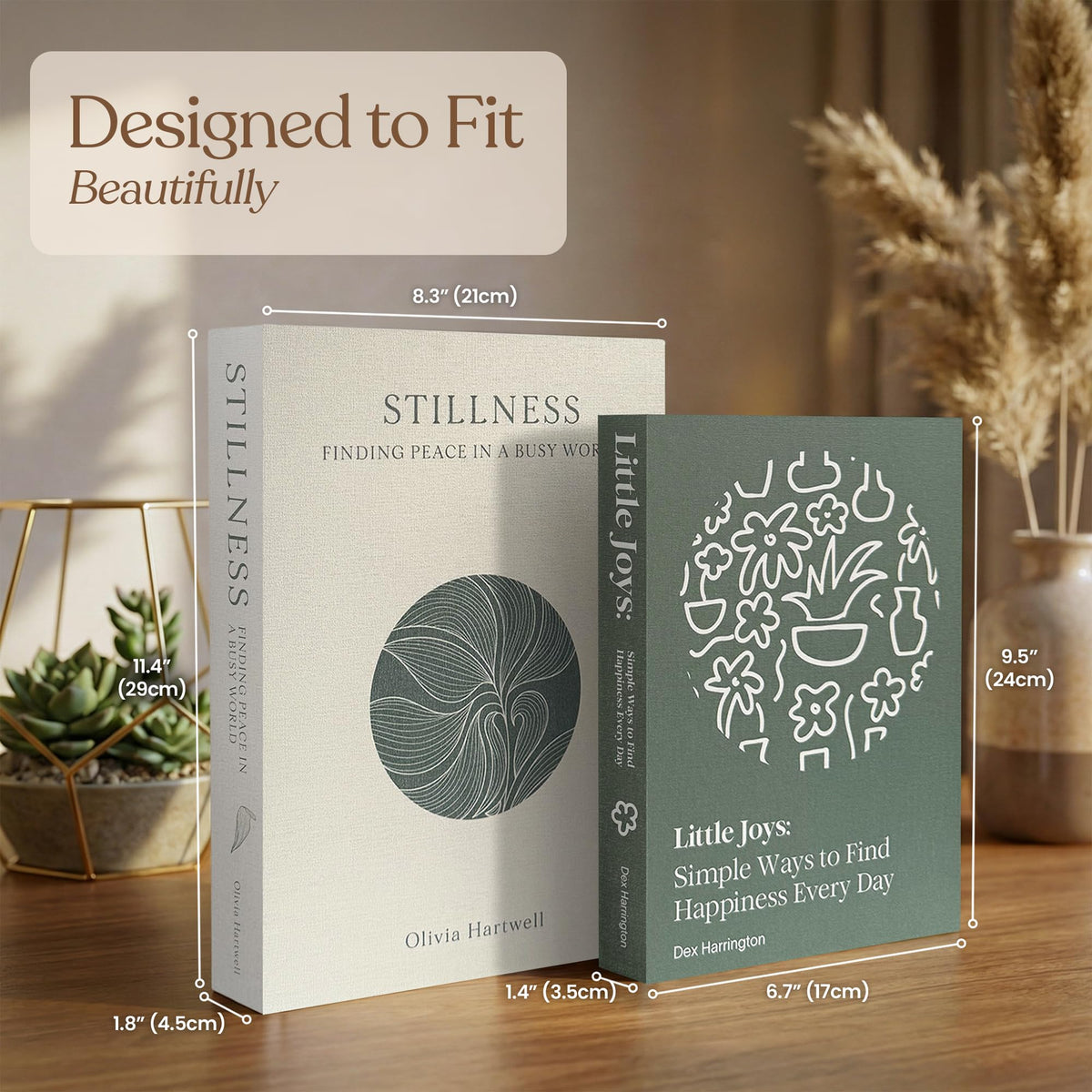 MESMOS stackable book set for stylish shelves and tables
