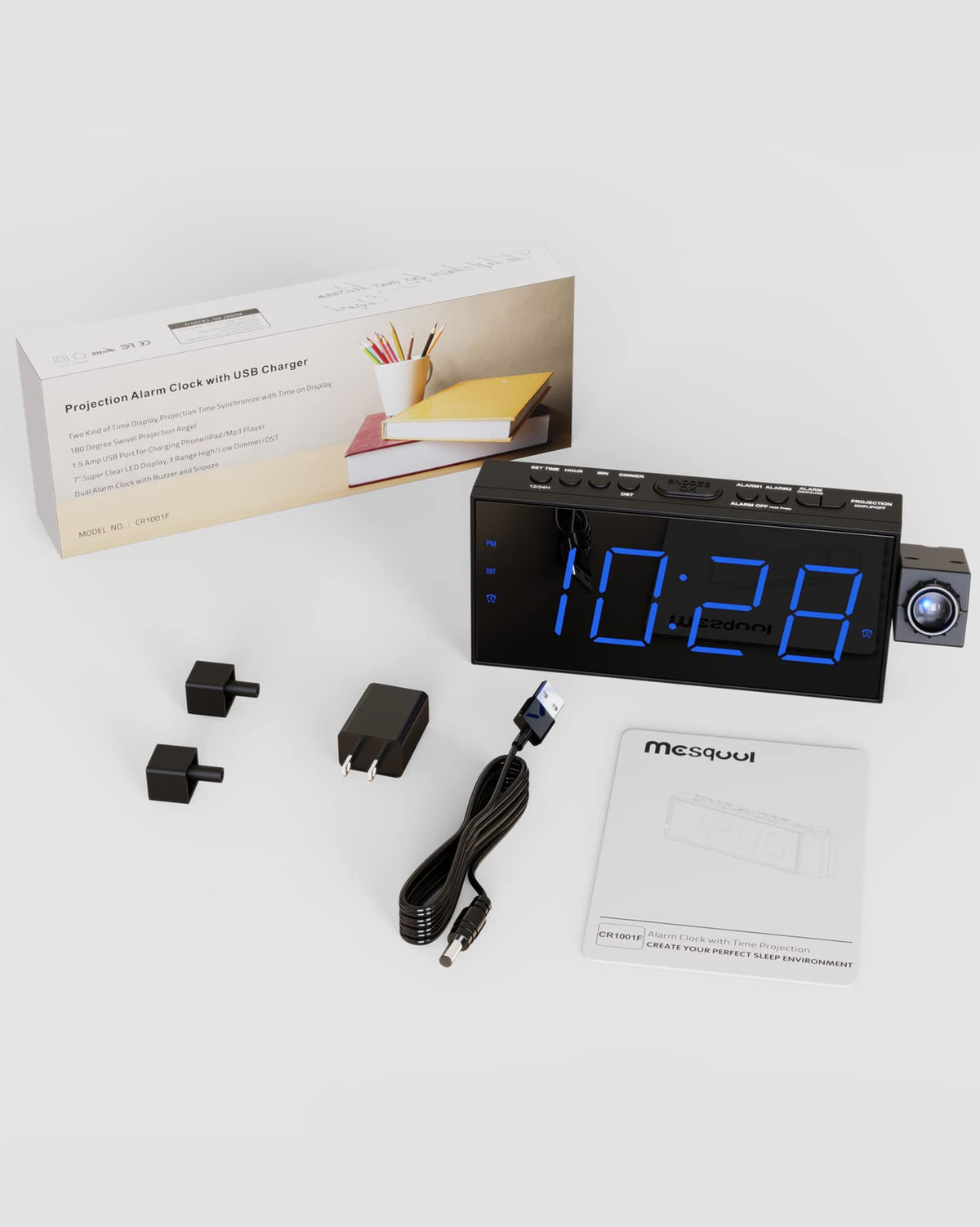 Mesqool supports 12/24h formats and DST for flexible timekeeping