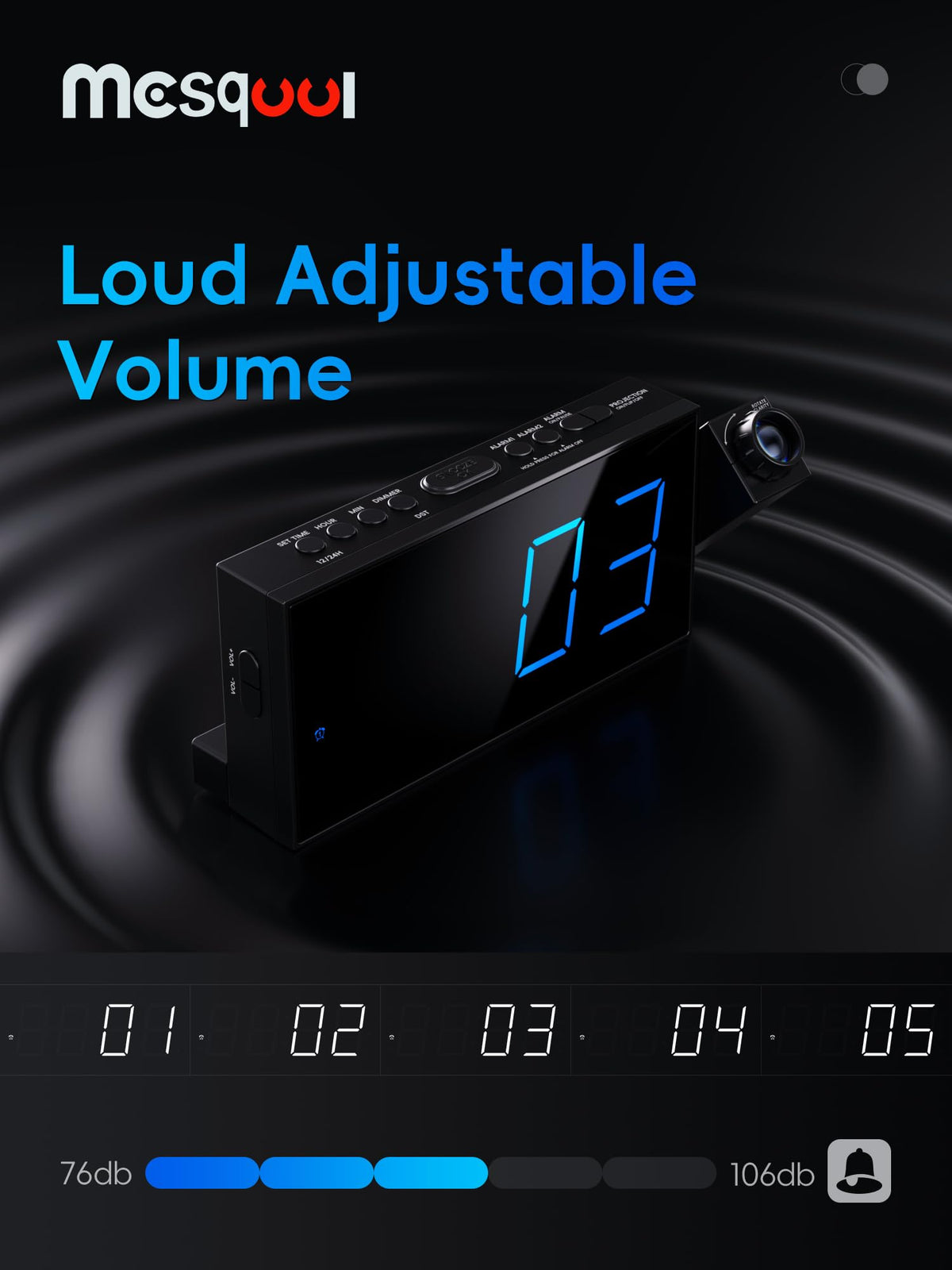 Mesqool battery backup preserves time settings during outages