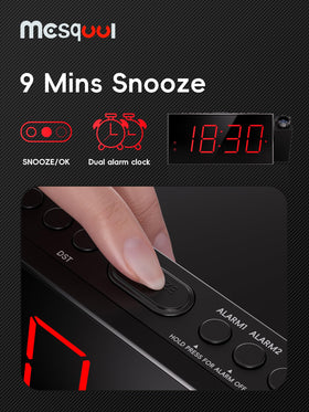 Mesqool battery backup preserves time and alarms during outages