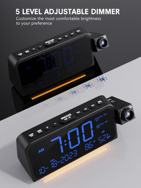Mesqool 7-level dimmer for comfortable brightness at night.