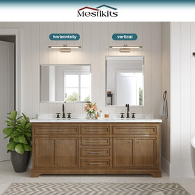 Ready-to-install Mestikits frameless mirror with included hardware