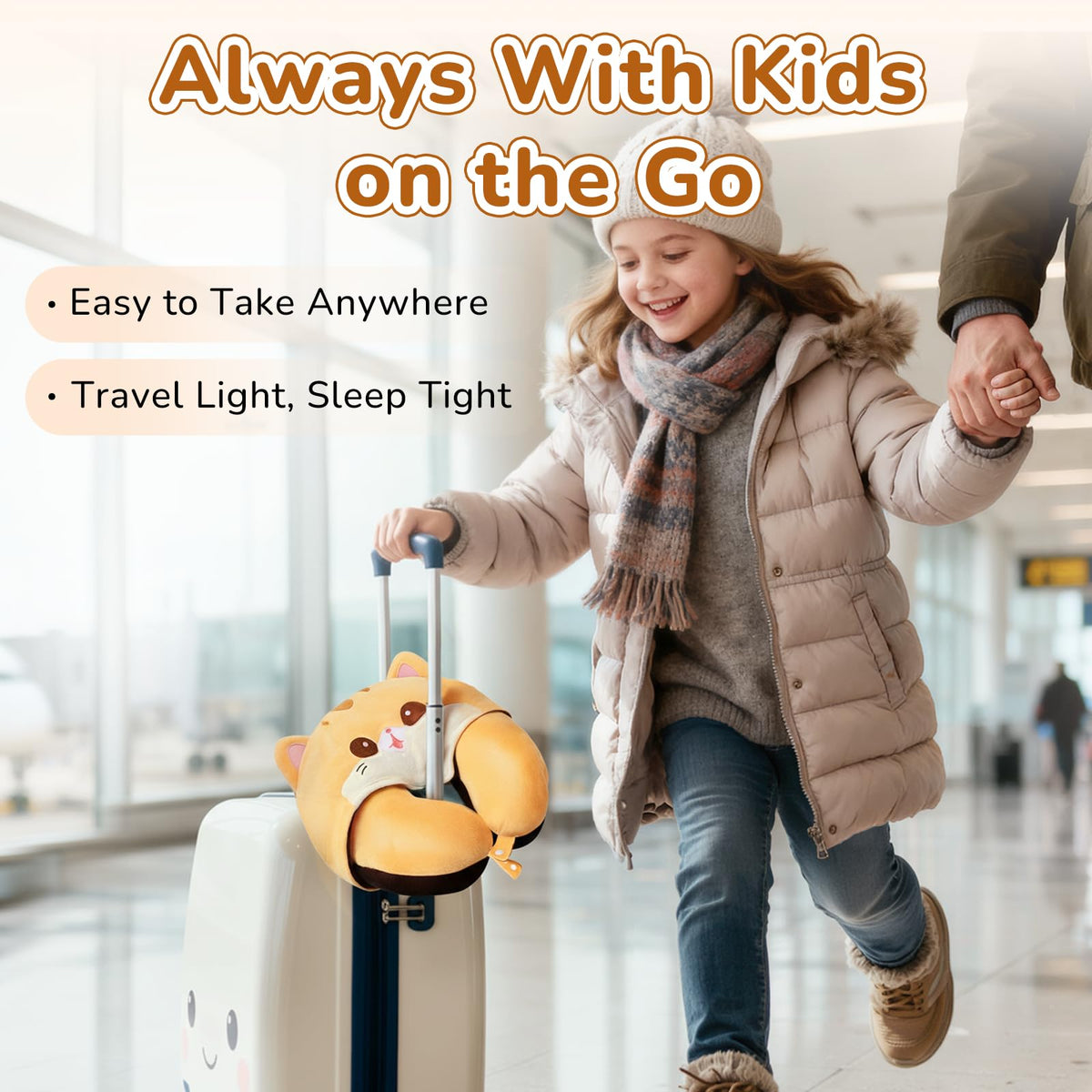 Mewaii adjustable strap ensures a secure, comfortable fit for growing kids.