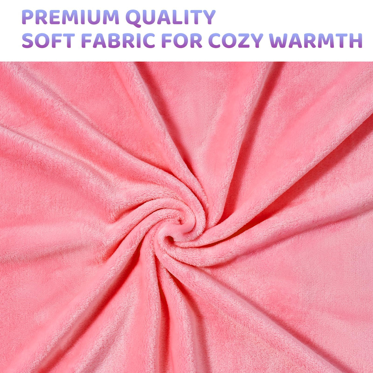 Mewaii one-size-fits-all axolotl blanket at 62x52 for versatile fit.