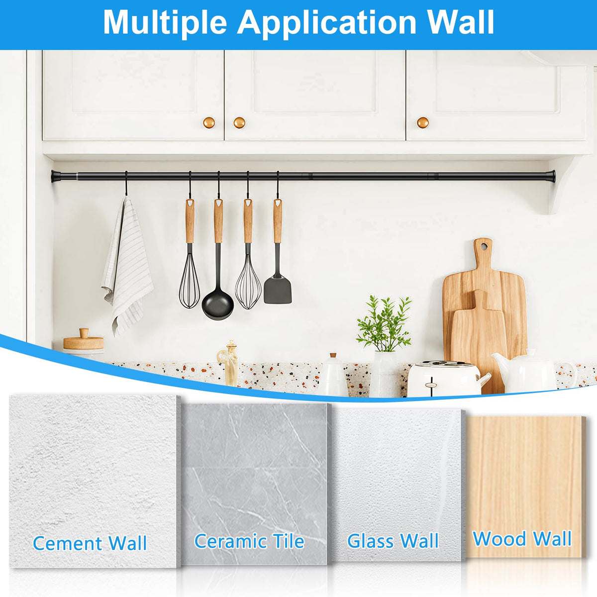 MEXAU 7/8-inch diameter provides sturdy support for lightweight curtains.
