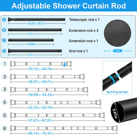 MEXAU rod installs without drilling, perfect for renters.