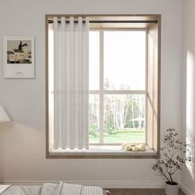 MEXAU black tension rod for kitchens, versatile room divider option