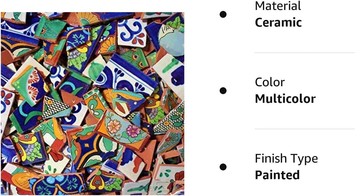 Mextiles water-resistant tiles suited for kitchens, baths, and showers.