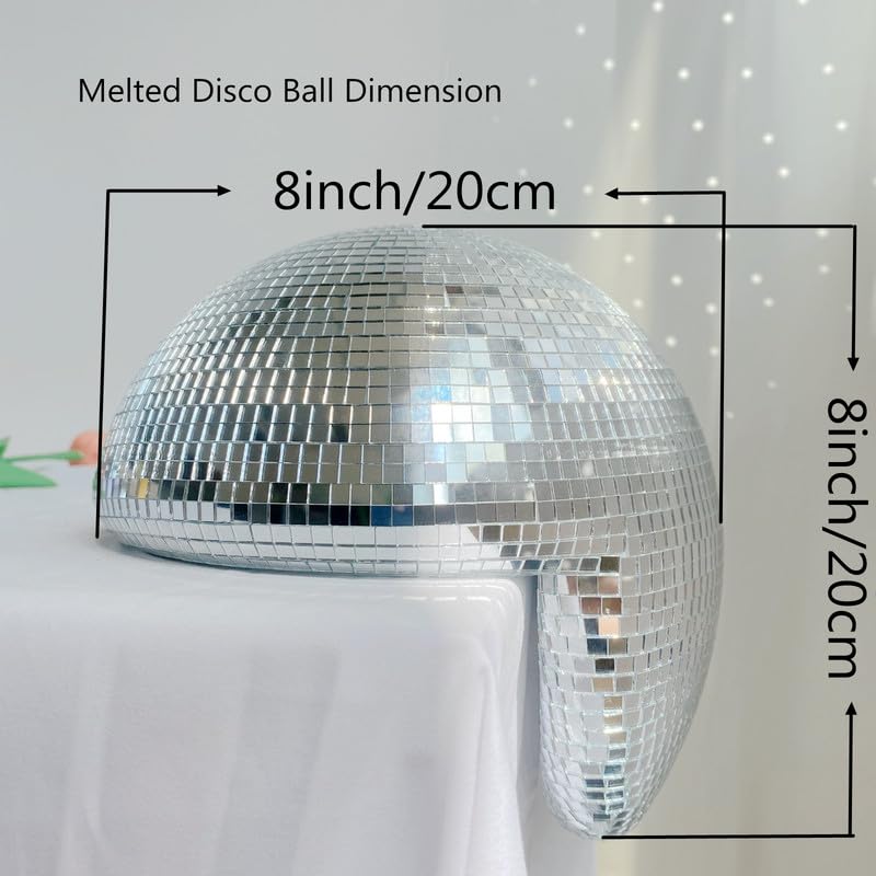MFGDISCO aesthetic shelf decor bedroom display with melted form.