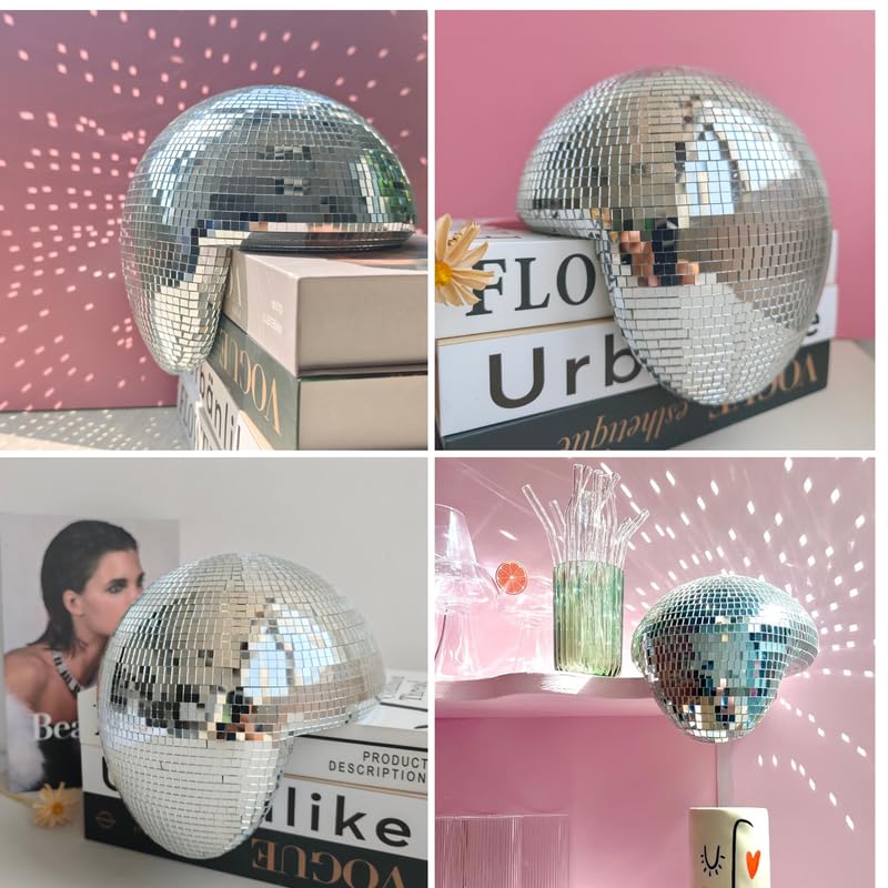 MFGDISCO disco sculpture brightens office and living room corners with reflective glow.